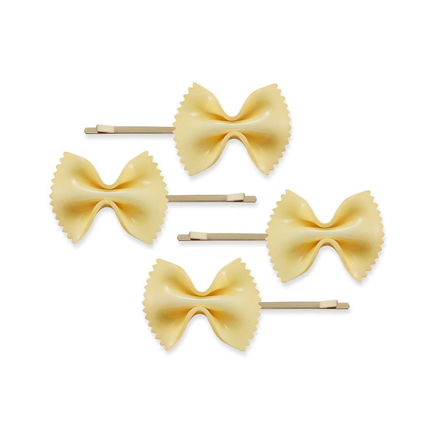 Chefanie Farfalle Barettes Hair Pins Pasta Resin Italian Novelty Food Trendy NEW Farfalle Pasta Hair Claw – The Peach Fuzz main image 4