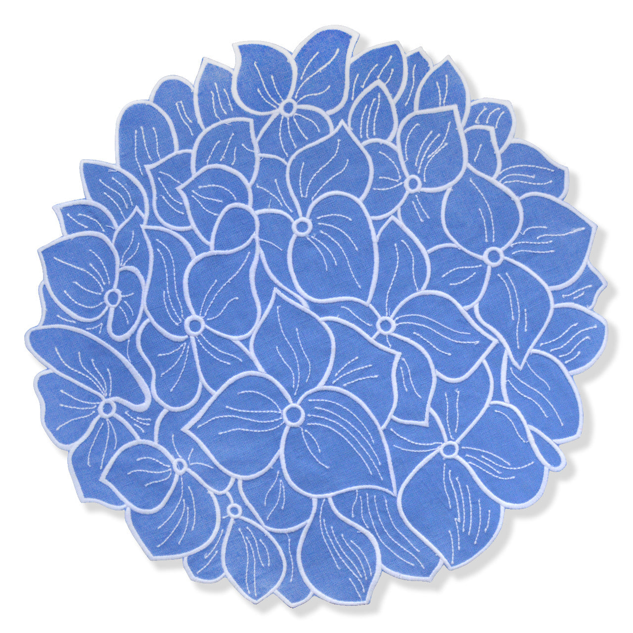 Hydrangea White Placemat Hydrangea White Placemat