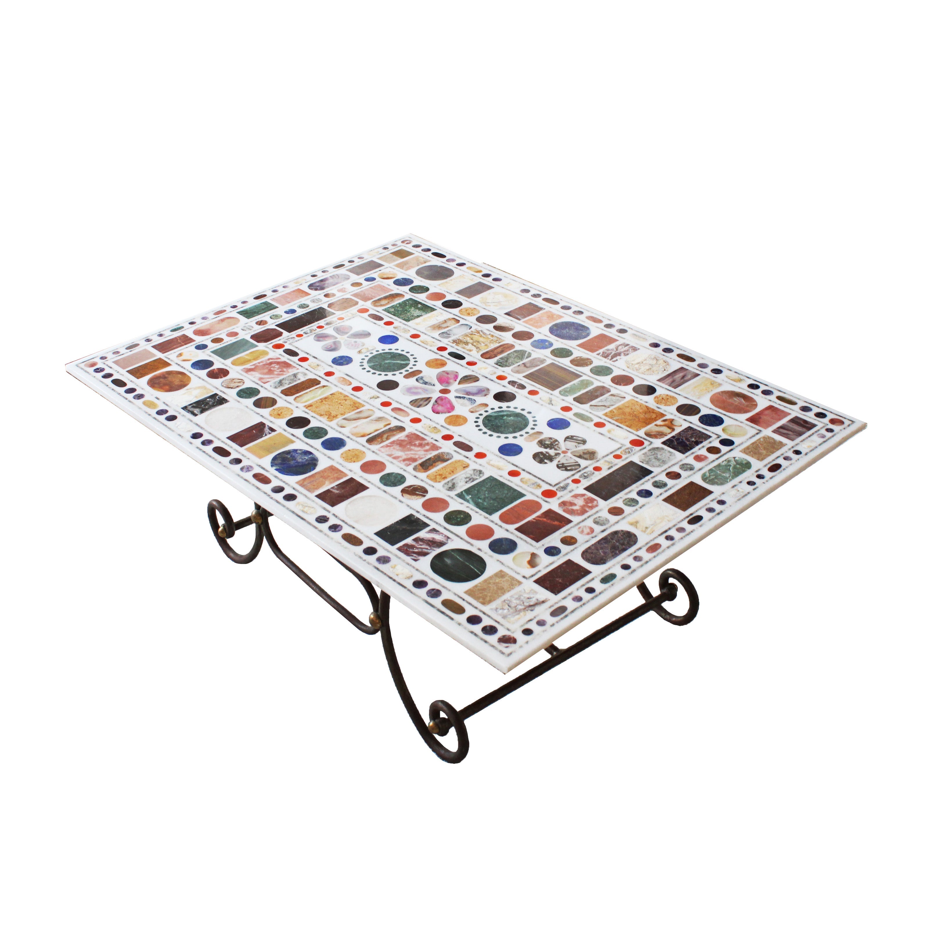 Inlaid Stone Tabletop – Chefanie