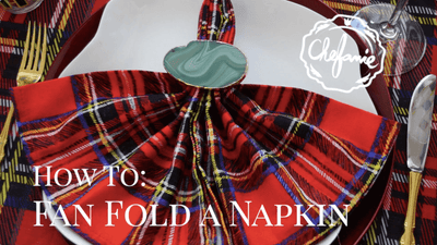 How to Fold a Napkin Into A Fan