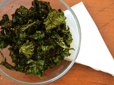 Salty Kale Chips