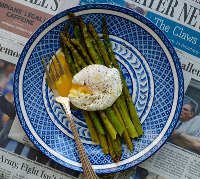 Roasted Asparagus with a Poached Egg