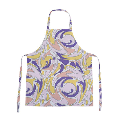 Pastel Psychedelic Apron Psychedelic 60s Easter Table Decor Chefanie 