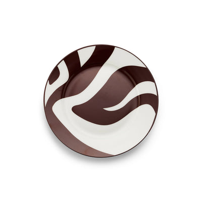 Giraffe Salad Plate giraffe inspired tableware for safari or autumnal event Chefanie 