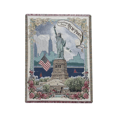 Lady Liberty Blanket NYC Chefanie 