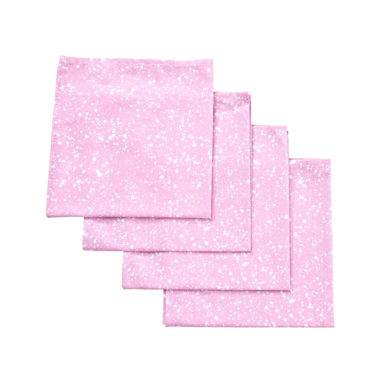 Pink Splatter Napkins (4) pink splatter tableware for valentine's and easter Chefanie 