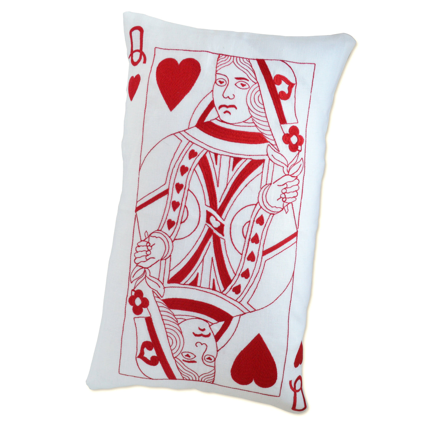 Queen of Hearts Pillowcase red bow Chefanie 
