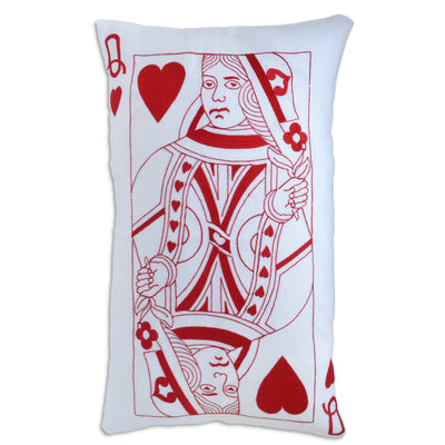 Queen of Hearts Pillowcase red bow Chefanie 