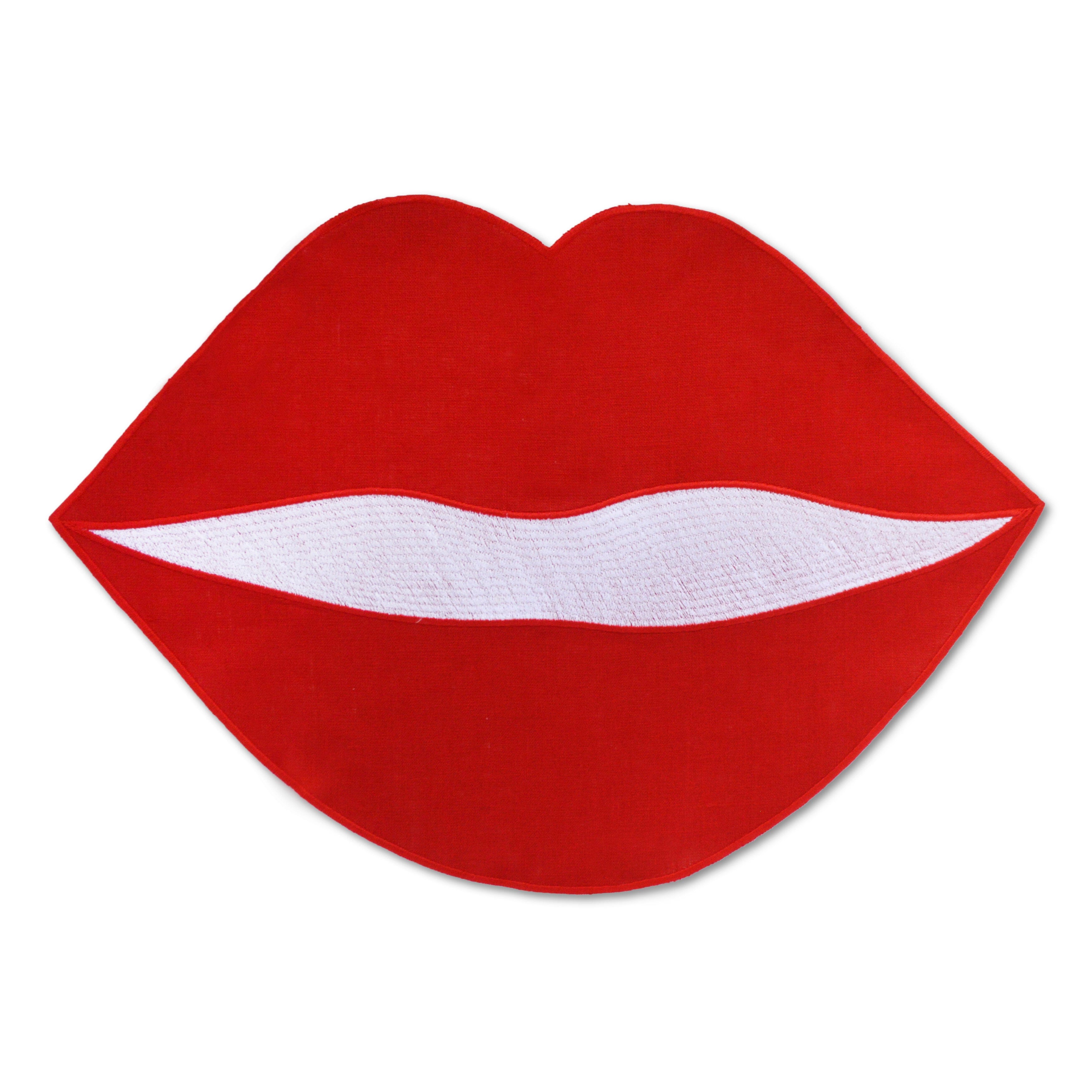 Red Lip Placemats (4)