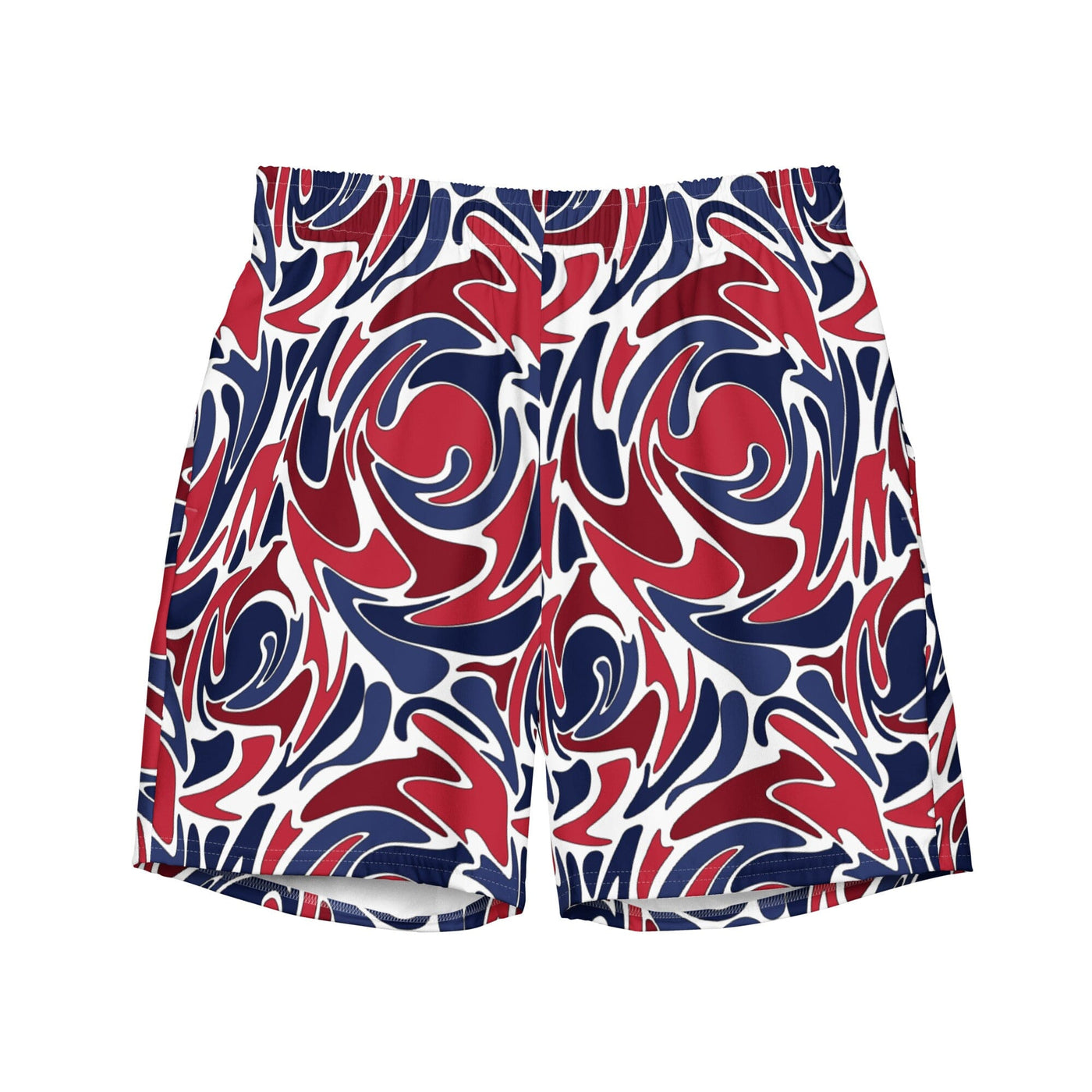 Psychedelic Patriotic Swim Trunks Psychedelic July 4 Table Decor Chefanie 