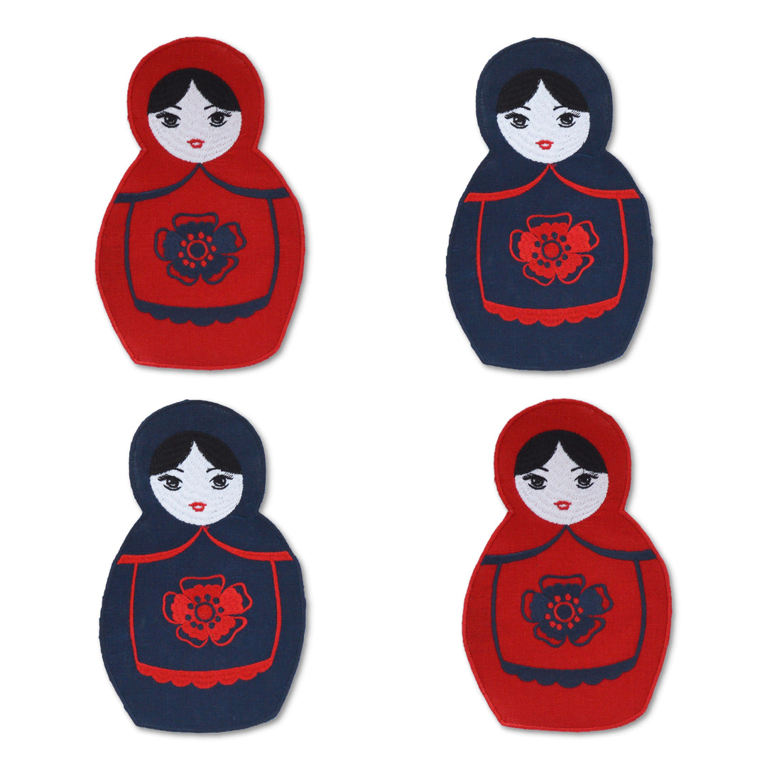 Matryoshka Cocktail Napkins (4) – Chefanie