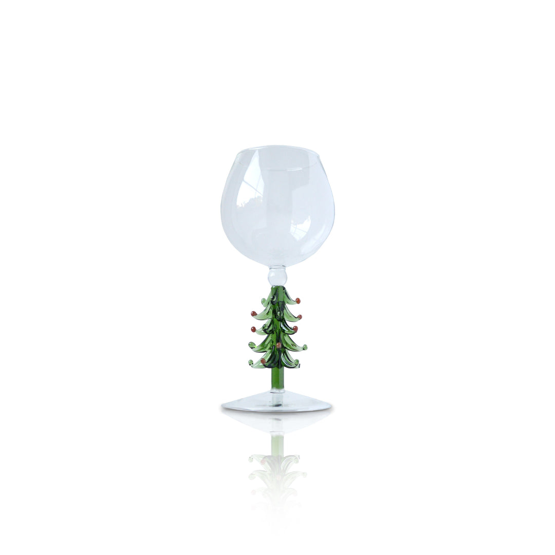 Christmas Stem Glass