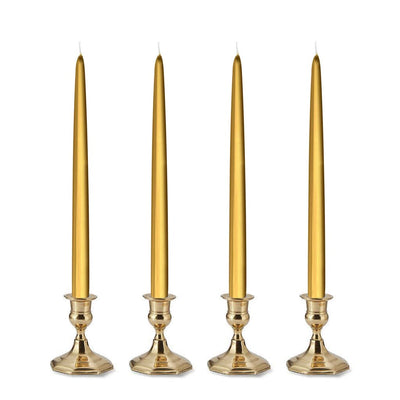 Gold Tapers (4) gold leopard timeless tableware items Chefanie 