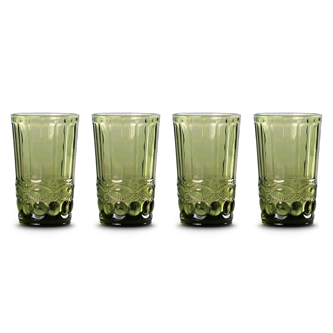 Green Highball Glasses (4)