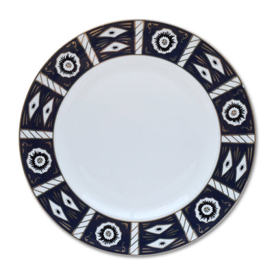 Navy Imari Dinner Plate imari inspired tableware with new colors for new age Chefanie 