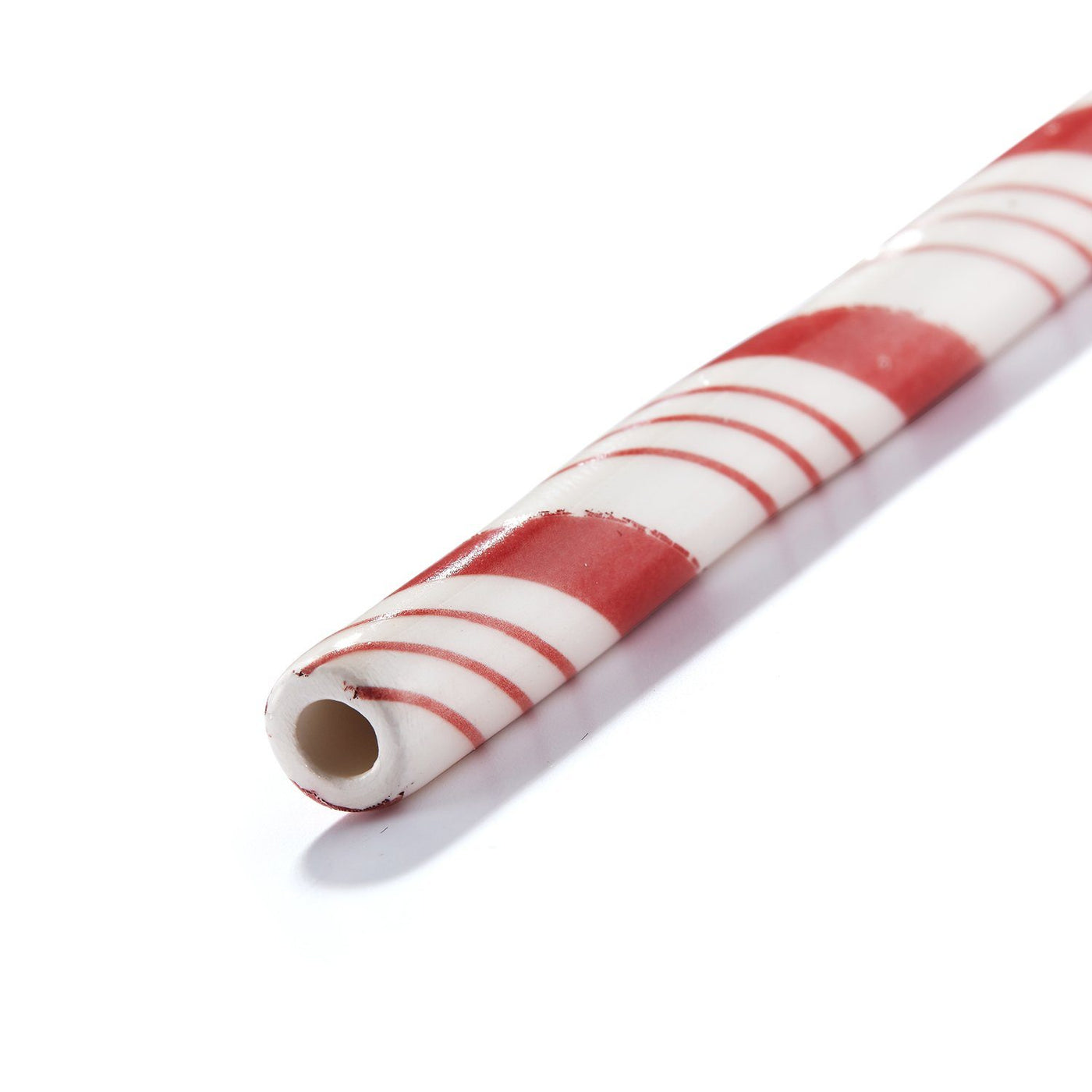 Chef Craft Green/Red Plastic Christmas Flexible Straws