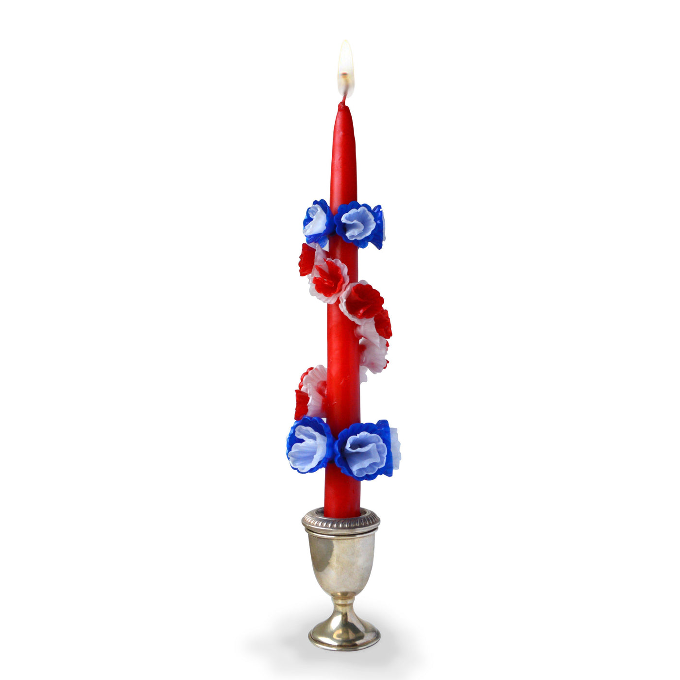 American Spiral Candle July 4 Chefanie 