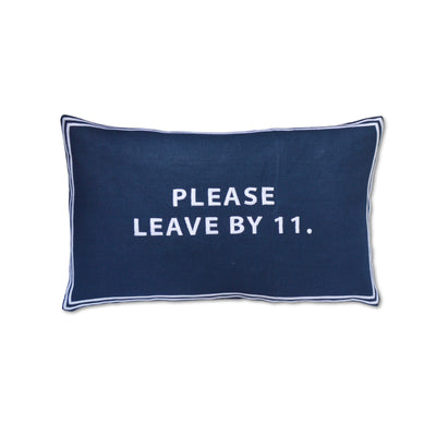 Please Leave Pillowcase Inlaid table Chefanie Blue 