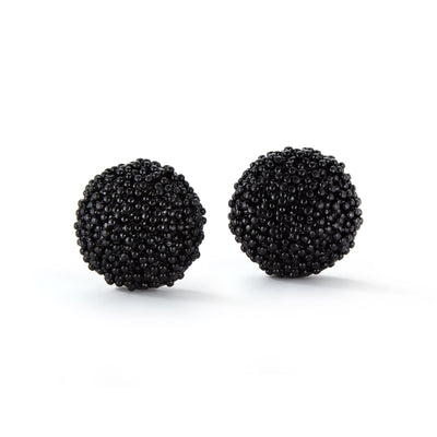 Black Caviar Earrings Caviar Chefanie 