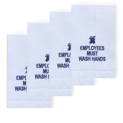 Employees Must Wash Hand Towels (4) Bathroom Chefanie 