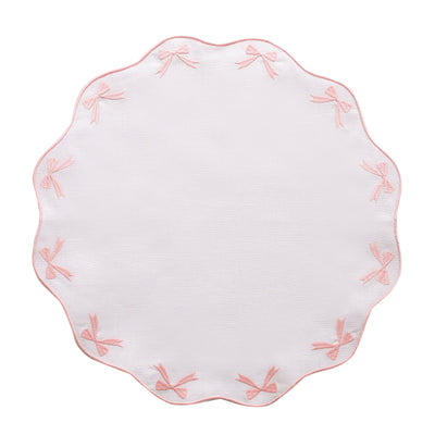 Pink Bow Placemat pink bow Chefanie 