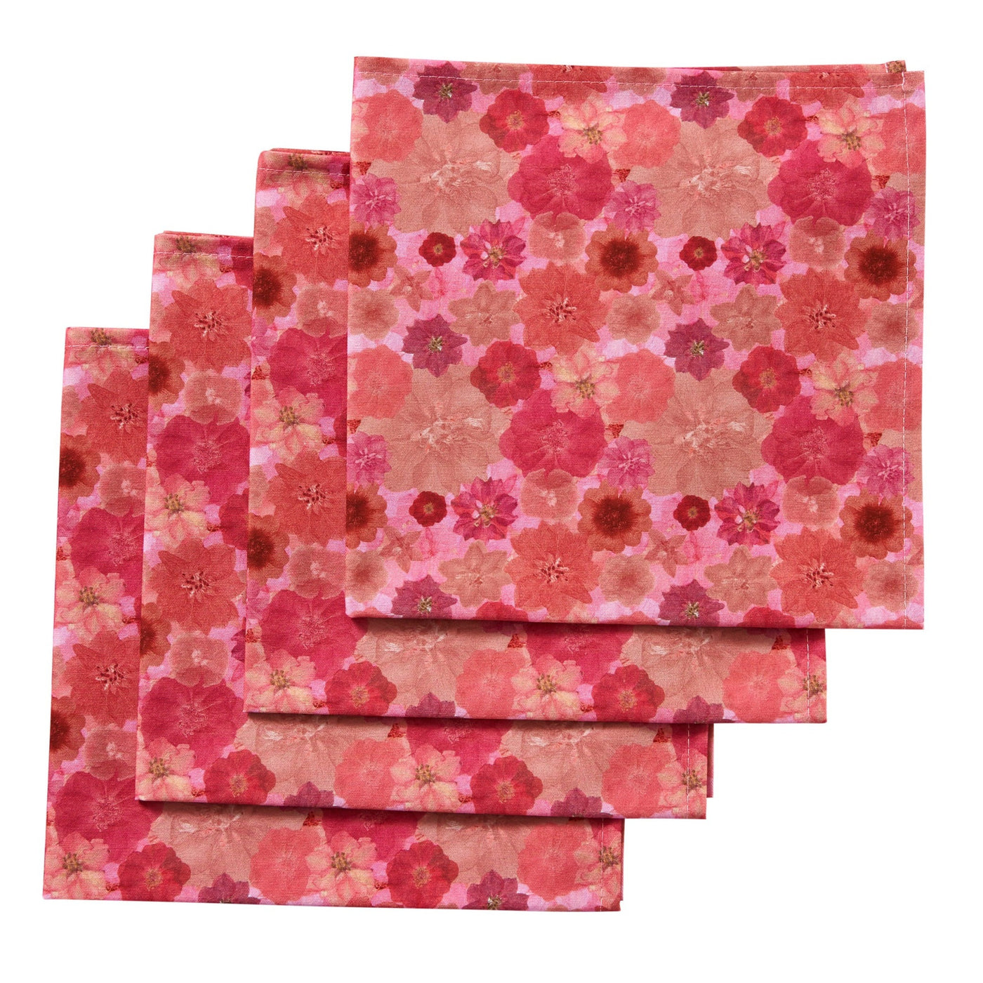 Pink Flower Napkins (4) Pink Flowers 2 Chefanie 