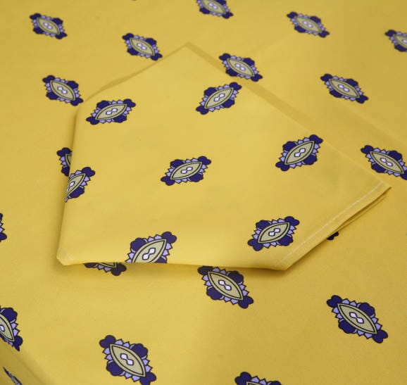Yellow Provençal Tablecloth Provençal Inspired Table Decor for Summer Chefanie 