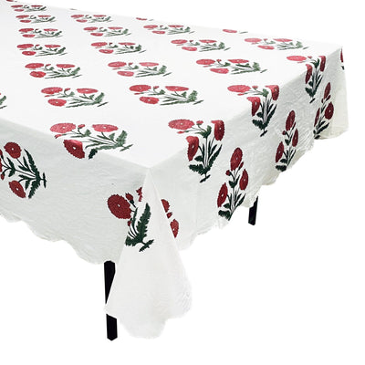 Red Poppy Tablecloth Chefanie 