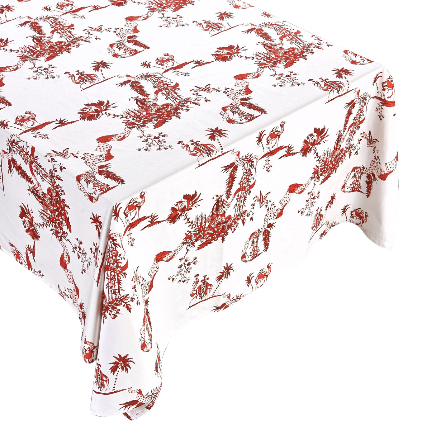 Red Toile Tablecloth Red Toile Chefanie 