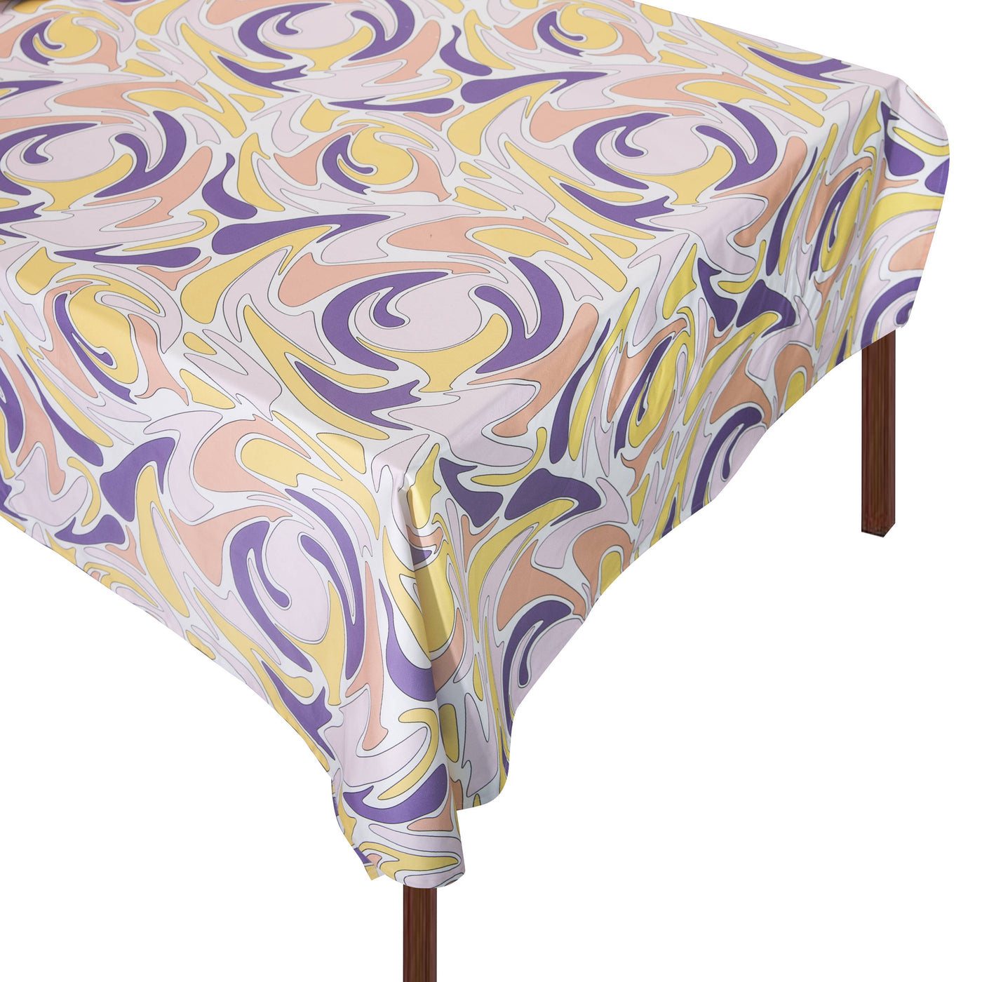 Psychedelic Spring Tablecloth Psychedelic 60s Easter Table Decor Chefanie 