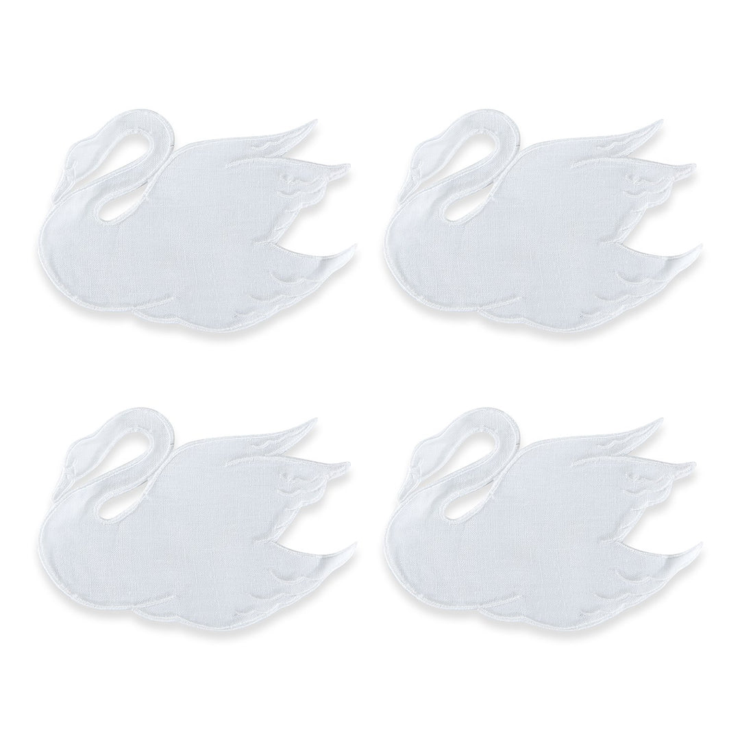 White Swan Cocktail Napkins (4) – Chefanie