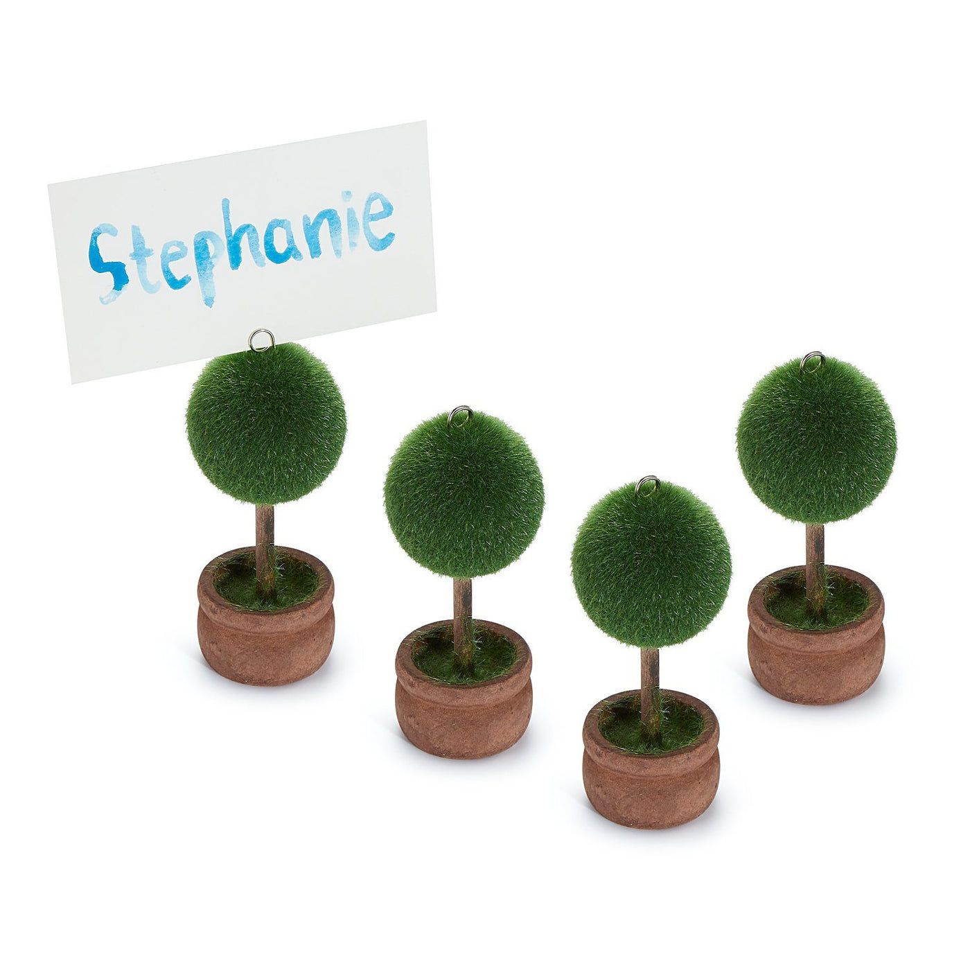 Topiary Placecard Holders, Set of 4 Chefanie 