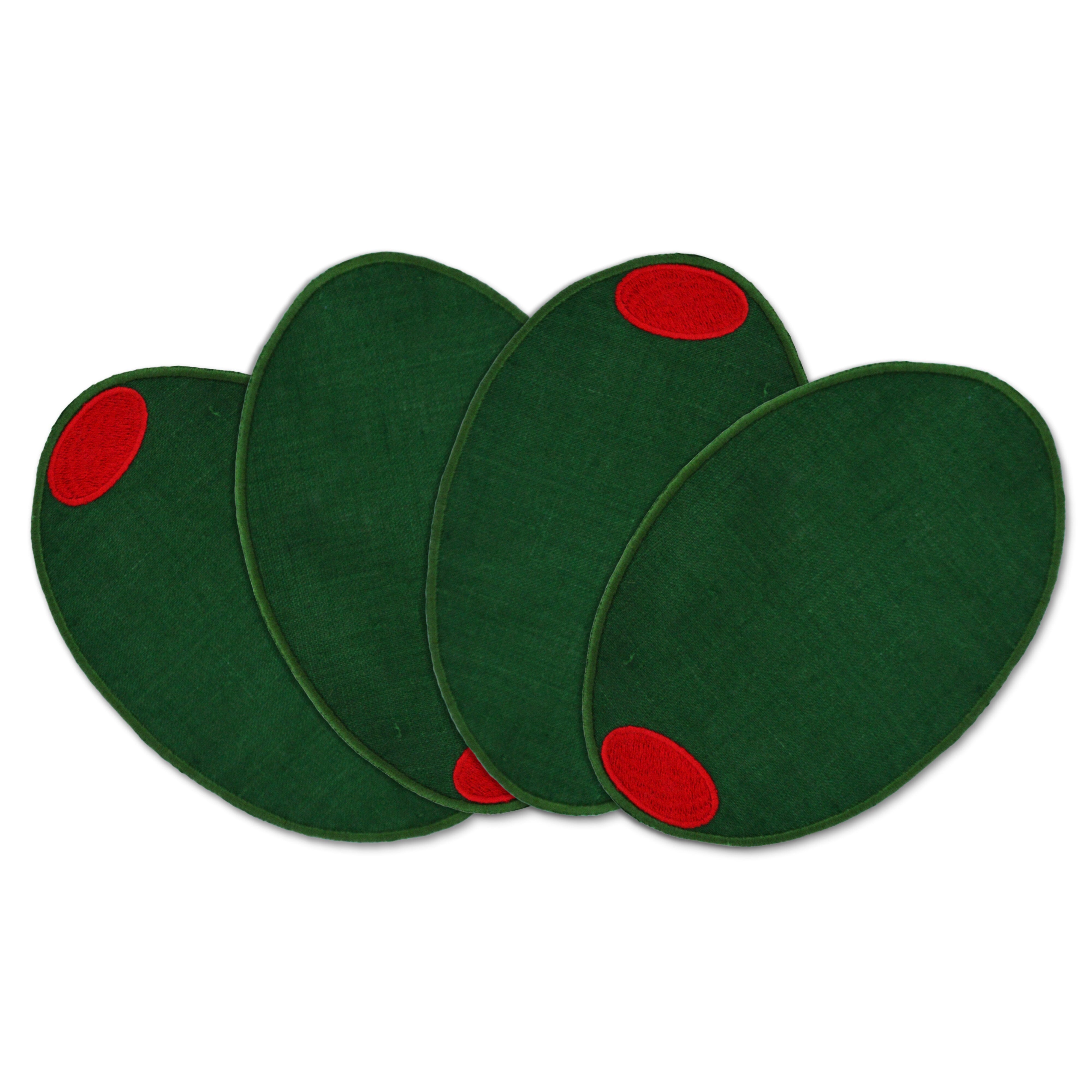 Martini Olive Cocktail Napkins (4)